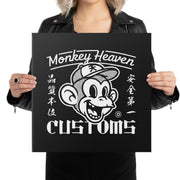 MONKEY HEAVEN FACE CANVAS